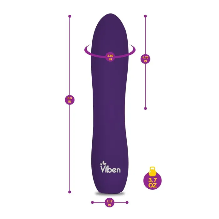 Viben Female Sex Toys Viben Vivacious Rumble Motor Rechargeable Bullet Violet