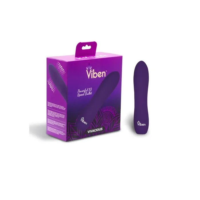 Viben Female Sex Toys Viben Vivacious Rumble Motor Rechargeable Bullet Violet