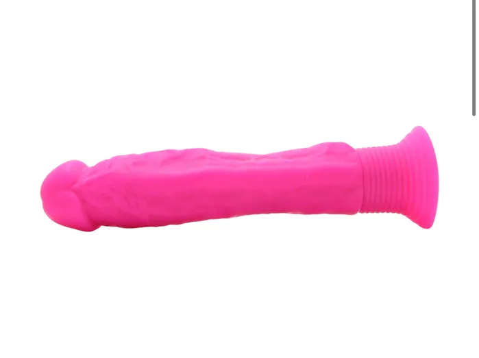 Vibrators Erotica Adult Toys Neon Silicone Wall Banger Vibe in Pink