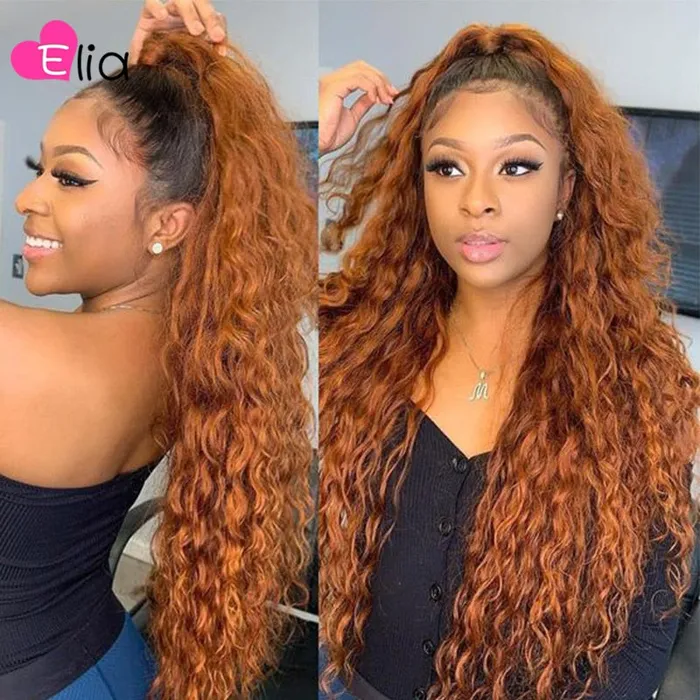 Vibrators Javaughn69ways Orange Ginger Red Colored Lace Frontal Brazilian 100 Human Hair Soft 2021