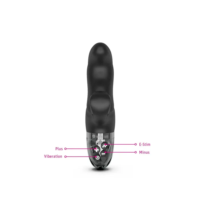 Vibrators Mystim Mystim Hop Hop Bob eStim Vibrator Black