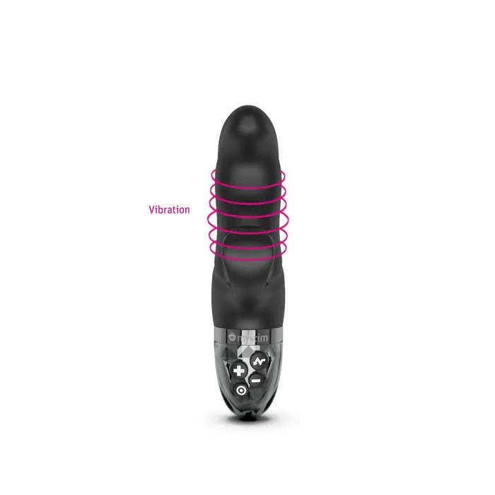 Vibrators Mystim Mystim Hop Hop Bob eStim Vibrator Black