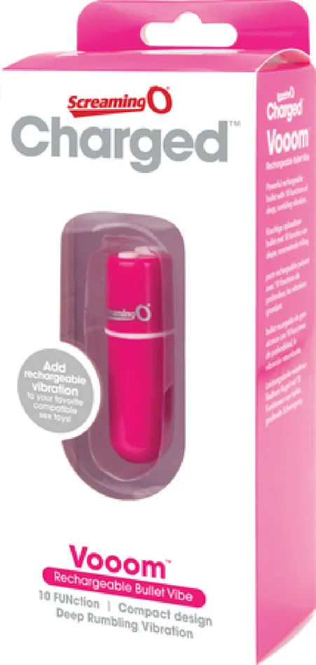 Vooom Bullet Pink Vibrator Dildo Sex Toy Adult Orgasm Screaming O Vibrators