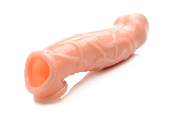 XR Brands Dildos 2 Inch Extender Sleeve Flesh