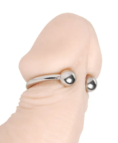 XR Brands Male Sex Toys Pressure Point Beaded Glans Ring