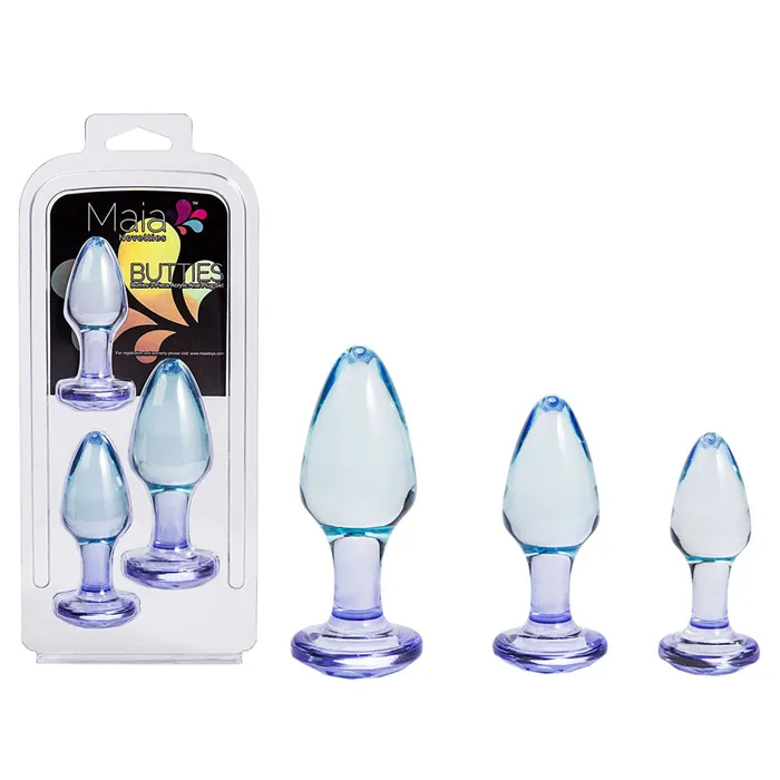 Anal Maia Toys Maia BUTTIES Butt Plugs Set of 3 Sizes