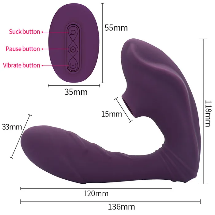 Female Sex Toys soniker Remote Control Sucking Vibrator Female Vagina G Spot Massager Nipples Sucker Clit Stimulator