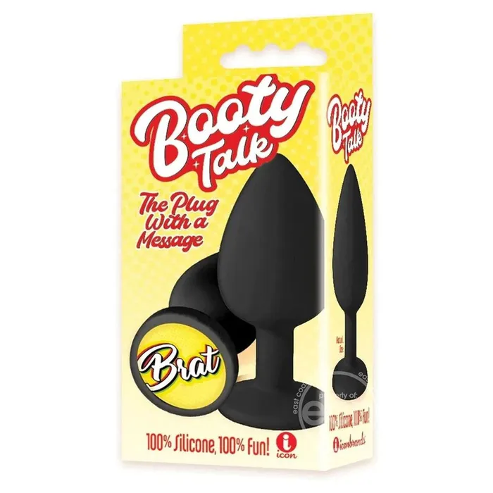 Icon Brands Anal The 9s Booty Talk Brat Butt Plug