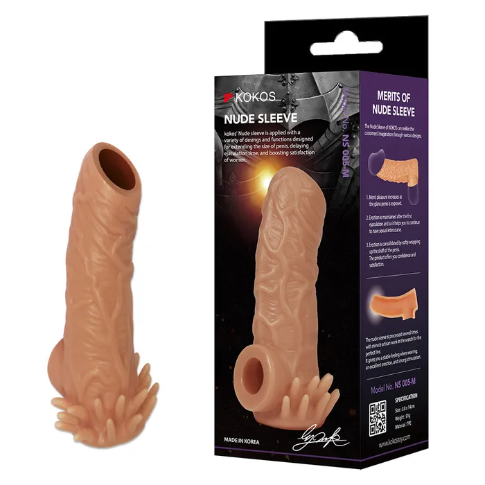 Male Sex Toys Kokos Kokos Nude Sleeve 5 Penis Extension Sleeve