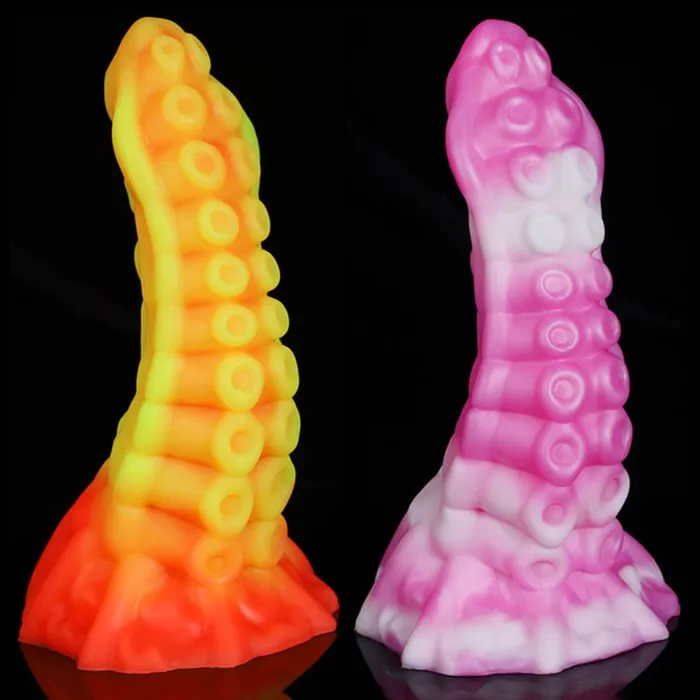 MRIMIN Soft Silicone Cthulhu Octopus Tentacle Dildo with Suction Cup Hentai Sex Toy Design for Gspot Stimulation MRIMIN Female Sex Toys