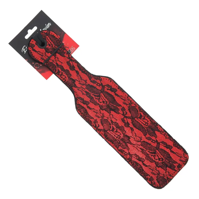 Red Black Lace Paddle 53X Anal