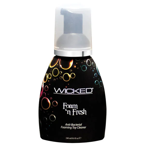 Wicked Vibrators Wicked Foam n Fresh Antibacterial Foaming Toy Cleaner 240 ml 8 oz Bottle