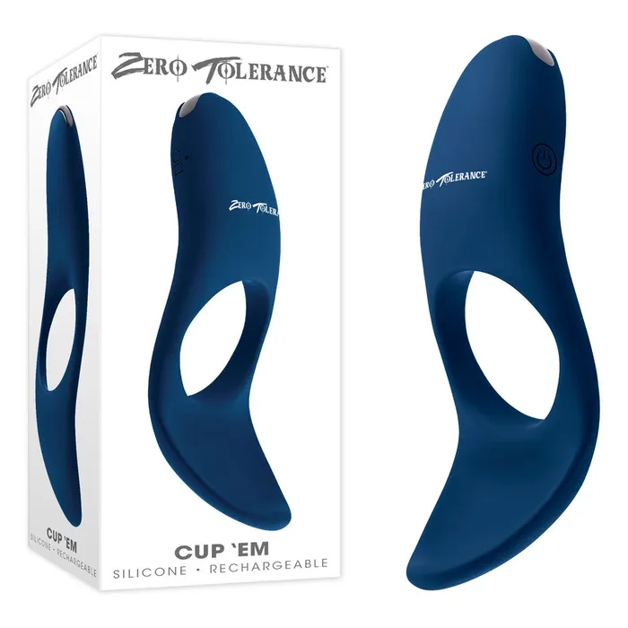 Zero Tolerance CUP EM USB Rechargeable Vibrating Cock Ring Zero Tolerance Male Sex Toys