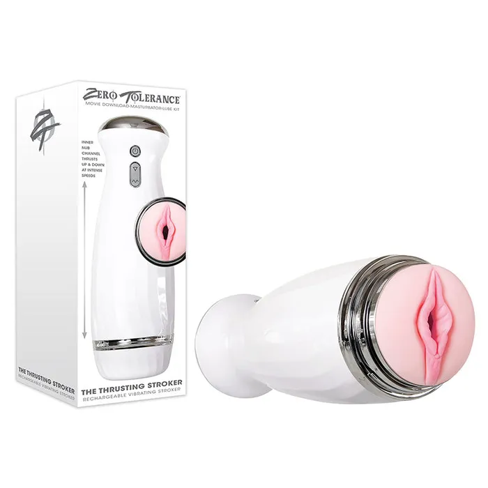 Zero Tolerance Male Sex Toys Zero Tolerance The Thrusting Stroker USB Rechargeable Thrusting Masturbator